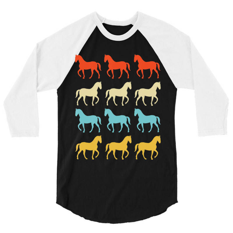 Trending Horse Horse Riding 3/4 Sleeve Shirt by Bostic Walling | Artistshot