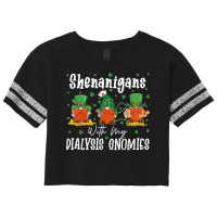 Shenanigans With My Dialysis Gnomies Shamrock Patrick's Day T Shirt Scorecard Crop Tee | Artistshot