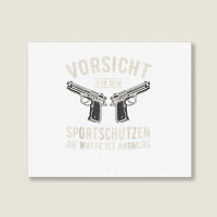 Shooting Shooting Sports Weapon Sports Shooting T Shirt Landscape Canvas Print | Artistshot