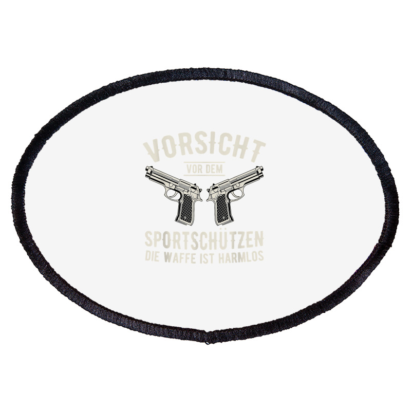 Shooting Shooting Sports Weapon Sports Shooting T Shirt Oval Patch | Artistshot