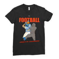 Hot Trend Football Gives You Concussions. Ladies Fitted T-shirt | Artistshot