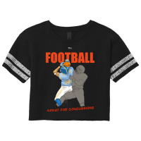 Hot Trend Football Gives You Concussions. Scorecard Crop Tee | Artistshot