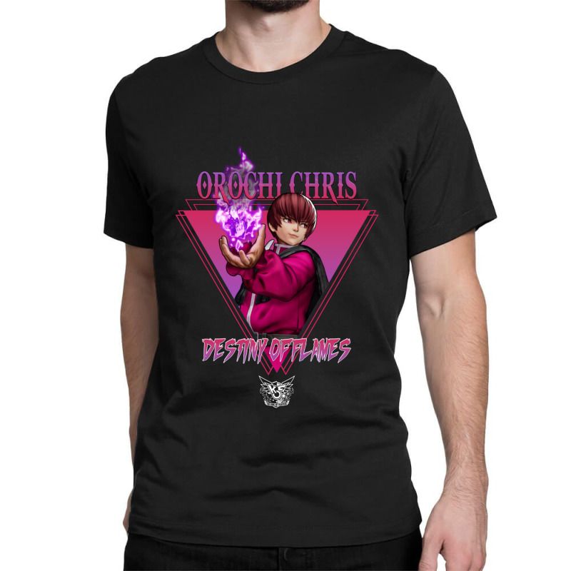 King Of Fighters Xv  Orochi Chris Destiny Of Flames 1 Classic T-shirt by SandraMarianela | Artistshot