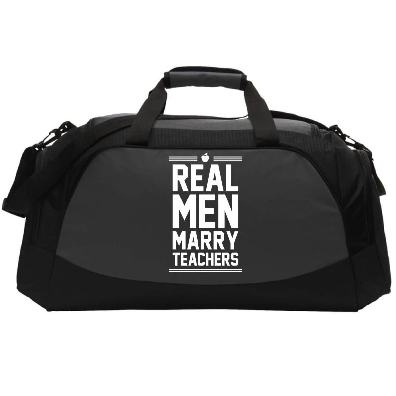 Real Men Marry Teachers Active Duffel | Artistshot