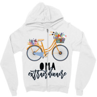 Oma Extraordinaire Gift For Grandmother Zipper Hoodie | Artistshot