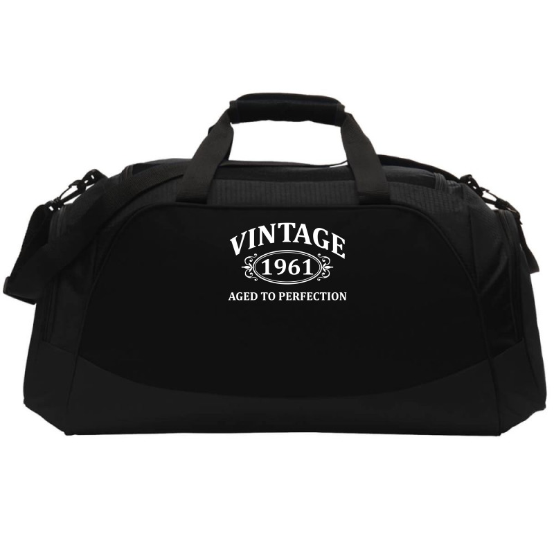 Vintage 1961 Aged To Perfection Active Duffel | Artistshot