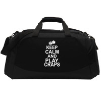 Keep Calm And Play Craps Active Duffel | Artistshot