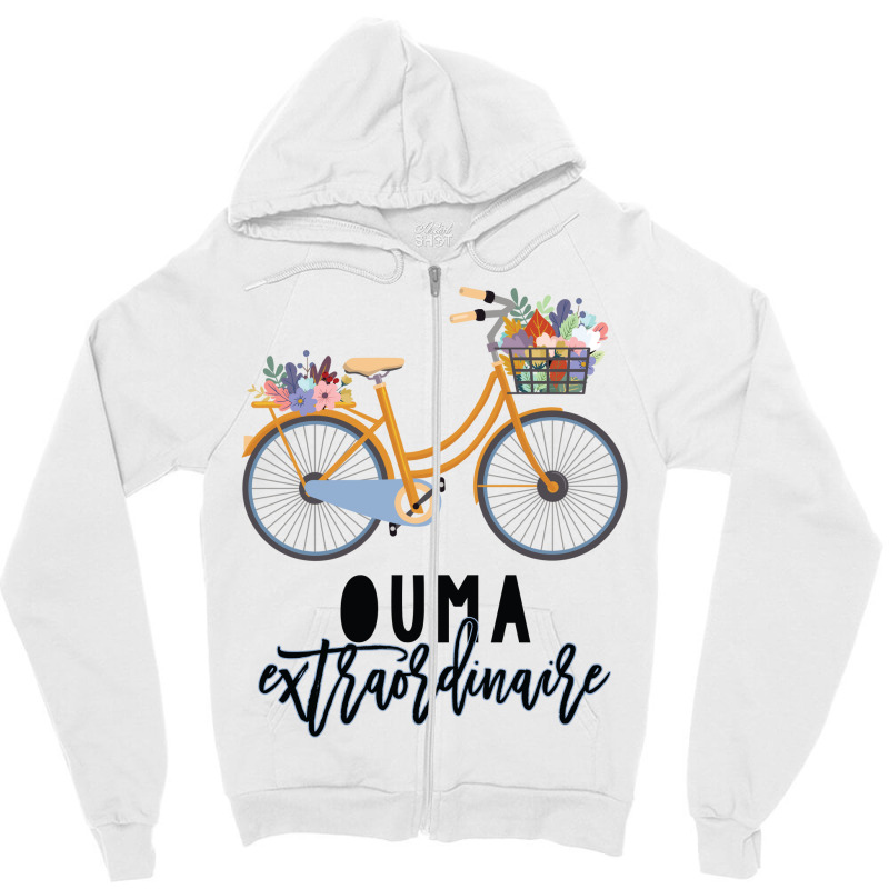 Ouma Extraordinaire Gift For Grandmother Zipper Hoodie by CueTrendyFinds | Artistshot