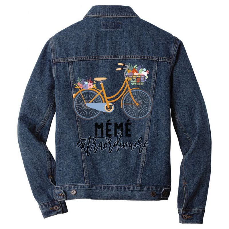 Meme Extraordinaire Gift For Grandmother Men Denim Jacket by CueTrendyFinds | Artistshot