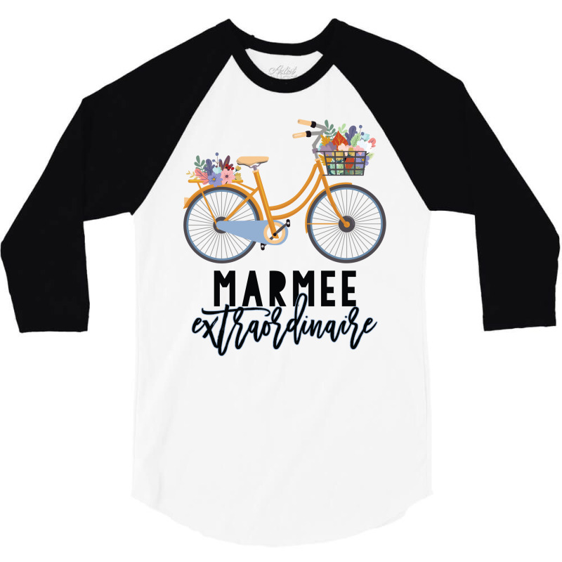 Marmee Extraordinaire Gift For Grandmother 3/4 Sleeve Shirt by CueTrendyFinds | Artistshot