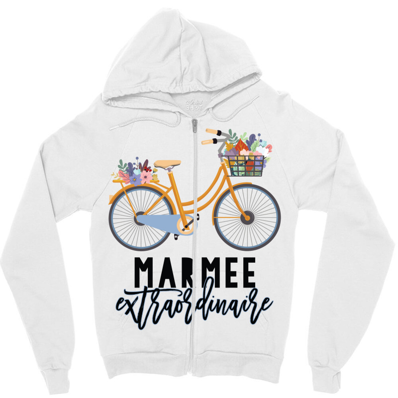 Marmee Extraordinaire Gift For Grandmother Zipper Hoodie by CueTrendyFinds | Artistshot