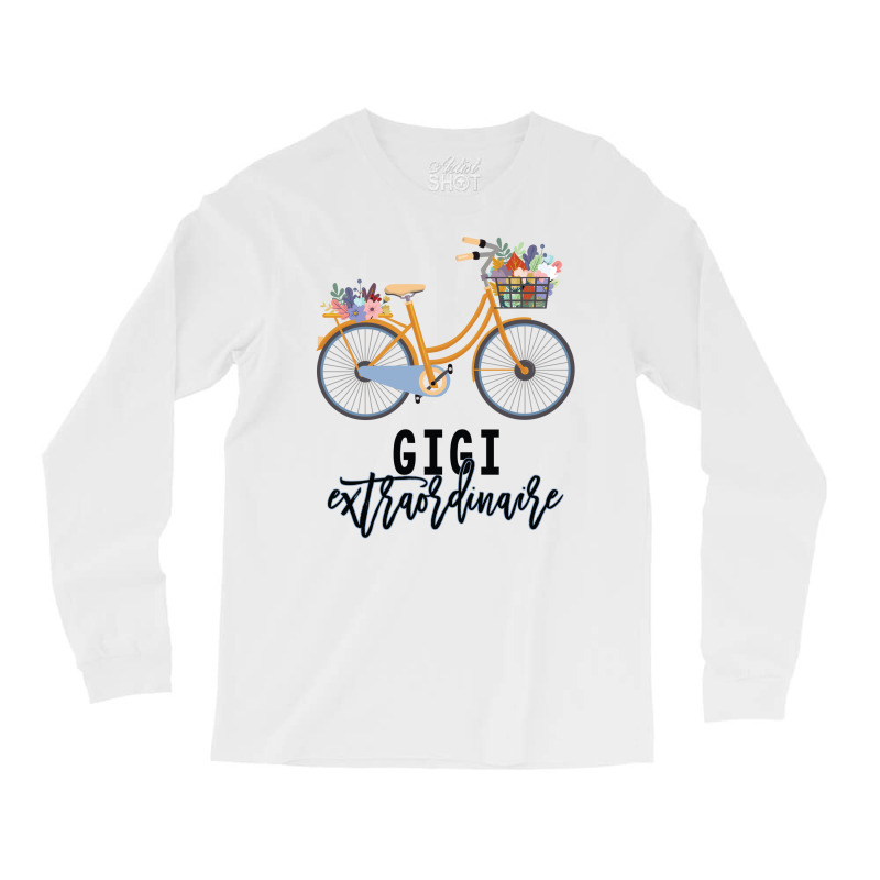 Gigi Extraordinaire Gift For Grandmother Long Sleeve Shirts by CueTrendyFinds | Artistshot