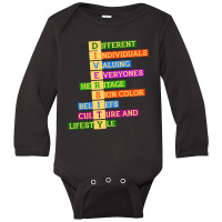 Hot Trend Rights Diversity Long Sleeve Baby Bodysuit | Artistshot