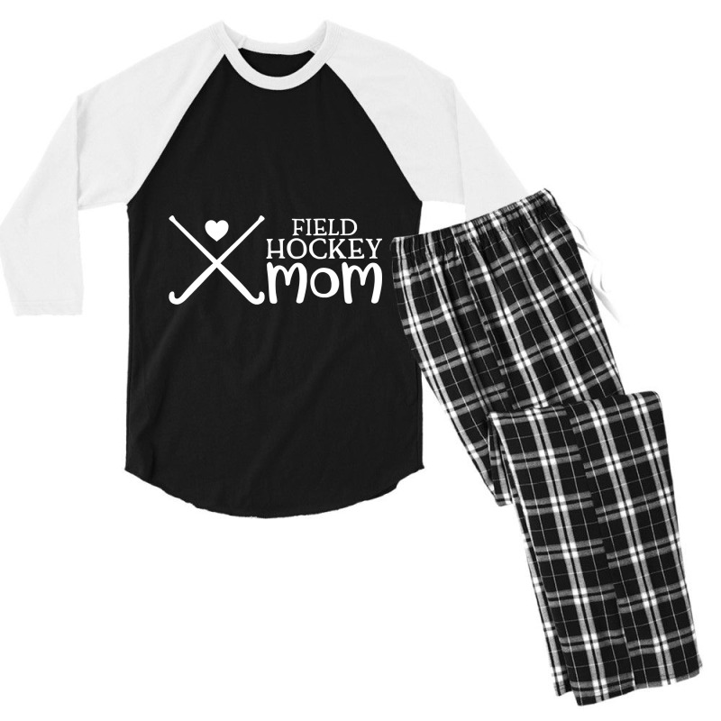 Field Hockey Mom Men's 3/4 Sleeve Pajama Set by Iribe890 | Artistshot