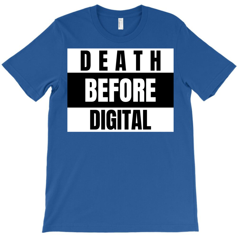 Death Before Digital  Film Photography Classic  Red 80s T-shirt | Artistshot