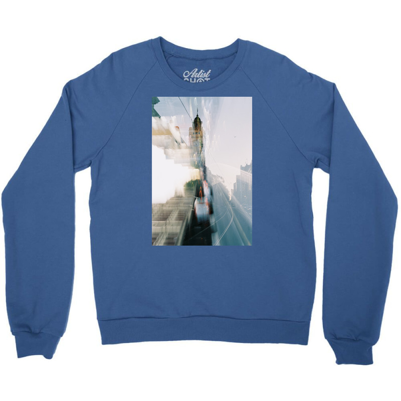 Double Exposure, Melbourne Australia. Long Love Love Crewneck Sweatshirt | Artistshot