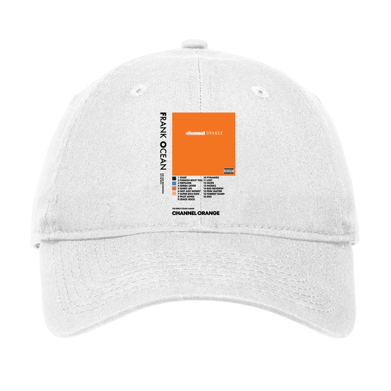 Frank Ocean - Channel Orange Poster Album Adjustable Cap by BLAVK | Artistshot