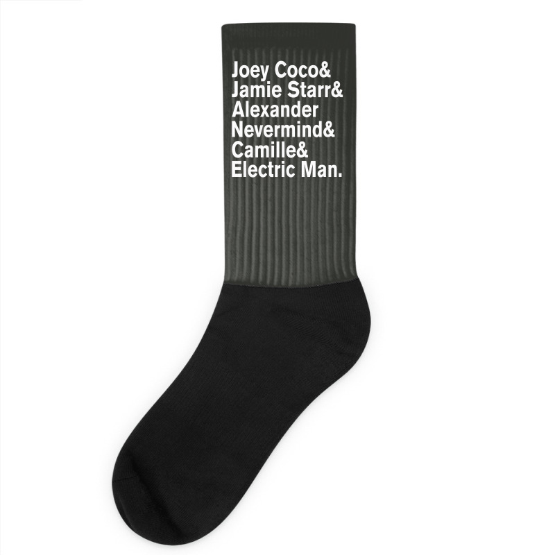 Prince Aliases Joey Coco & Jamie Starr Threads Socks | Artistshot