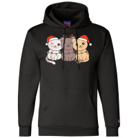 Cat Christmas Animals Cute Cats Champion Hoodie | Artistshot