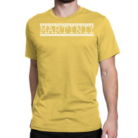 The Last Shot Is A Martini  Yellow 80s Classic T-shirt | Artistshot