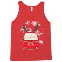 Cat Christmas Cute Cat Reindeer Christmas Costume Gift Tank Top | Artistshot