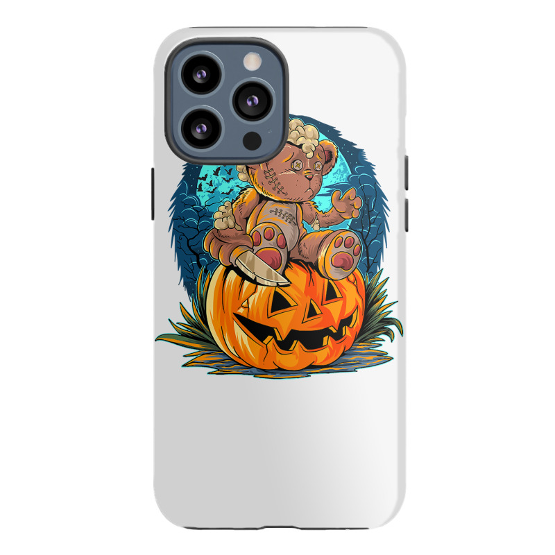 Killer Teddy Bear Lazy Halloween Pumpkin Scary Monster Iphone 13 Pro Max Case | Artistshot