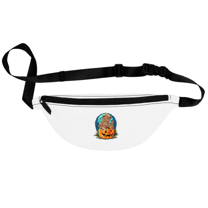 Killer Teddy Bear Lazy Halloween Pumpkin Scary Monster Fanny Pack | Artistshot