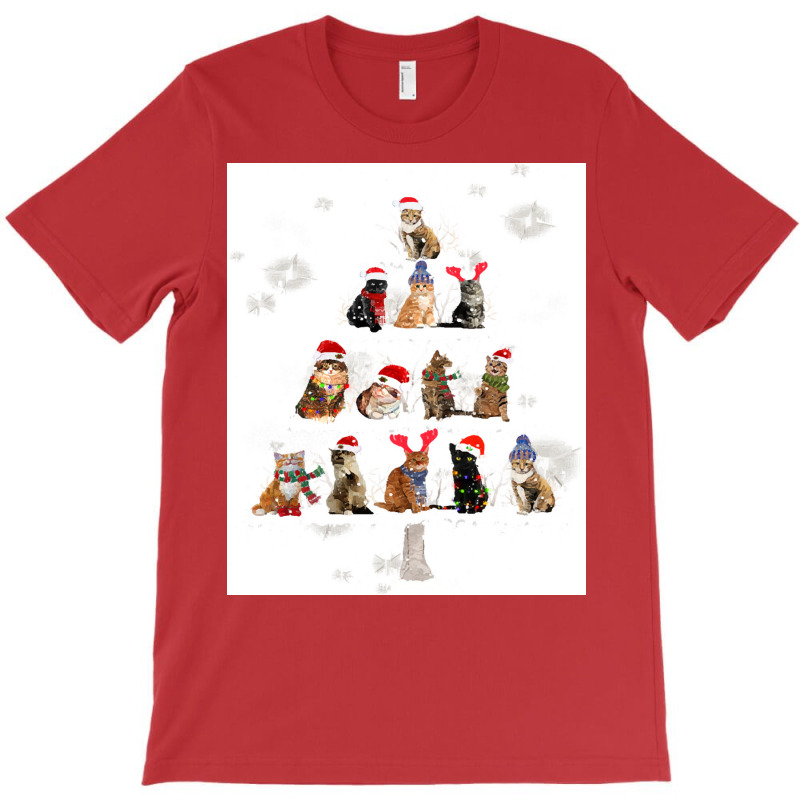 Cat Christmas Lovely Cats Christmas Tree Costume T-shirt | Artistshot