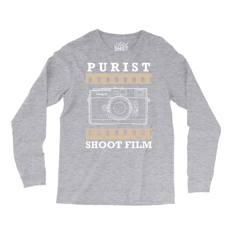 Purist Shoot Film With Minolta Cle Classic 80s Red Long Sleeve Shirts | Artistshot