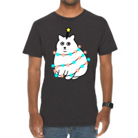 Christmas Cat Vintage T-shirt | Artistshot