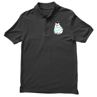 Christmas Cat Men's Polo Shirt | Artistshot