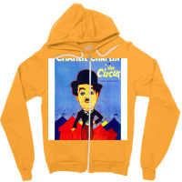 The Circus (1928) Starring Charlie Chaplin. Classic Vintage Hollywood Zipper Hoodie | Artistshot