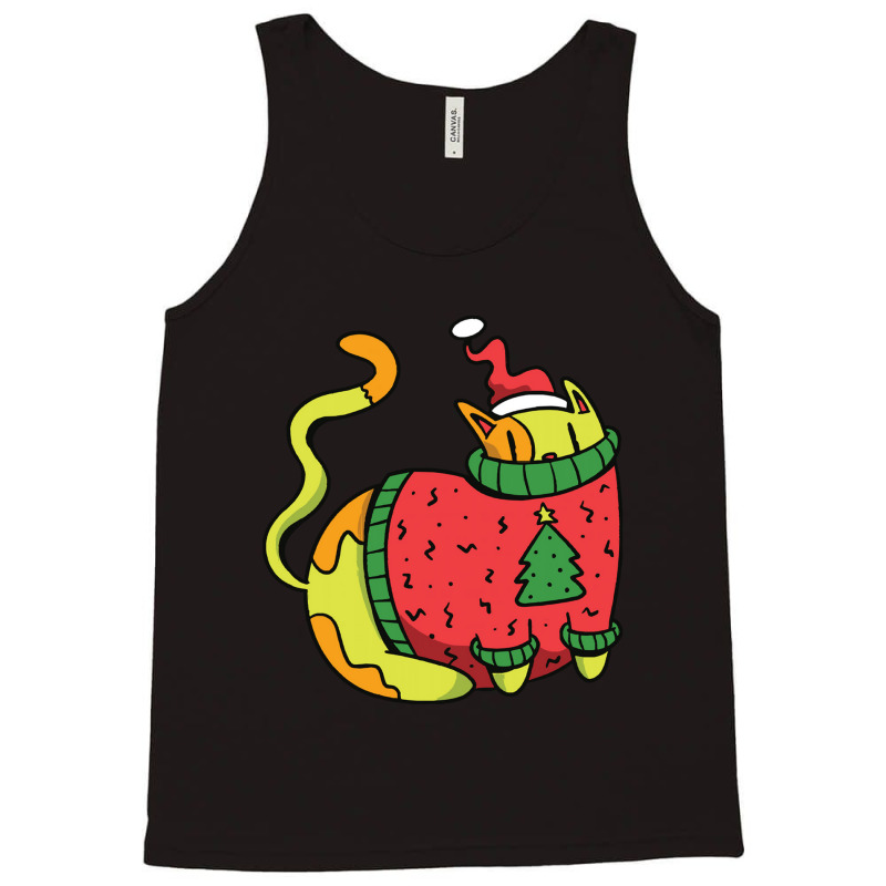 Christmas Cat Cat Christmas Tank Top | Artistshot