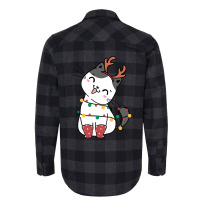 Christmas Cat Merry Christmas Cat Flannel Shirt | Artistshot