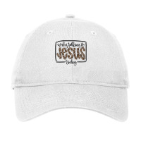 Leopard Only Talking To Jesus Today Christian Faith Cross T Shirt Adjustable Cap | Artistshot