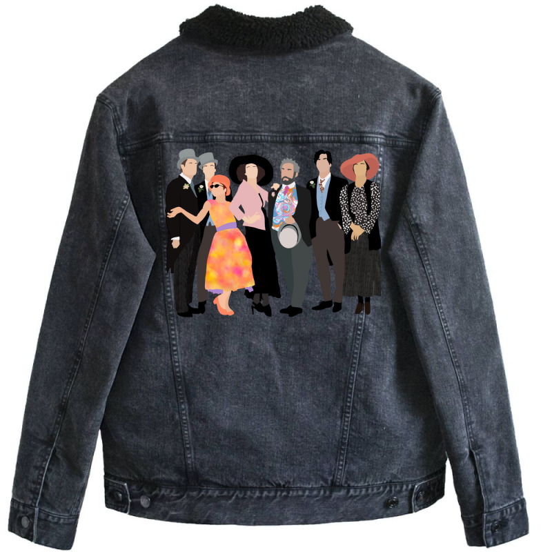 Four Weddings And A Funeral Classic Cute Cool Unisex Sherpa-lined Denim Jacket | Artistshot