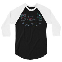 Cute Cats Have A Pawfect Christmas Light Cat Lovers 3/4 Sleeve Shirt | Artistshot