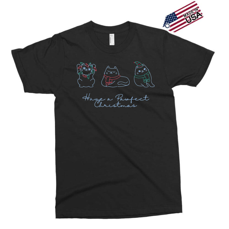 Cute Cats Have A Pawfect Christmas Light Cat Lovers Exclusive T-shirt | Artistshot