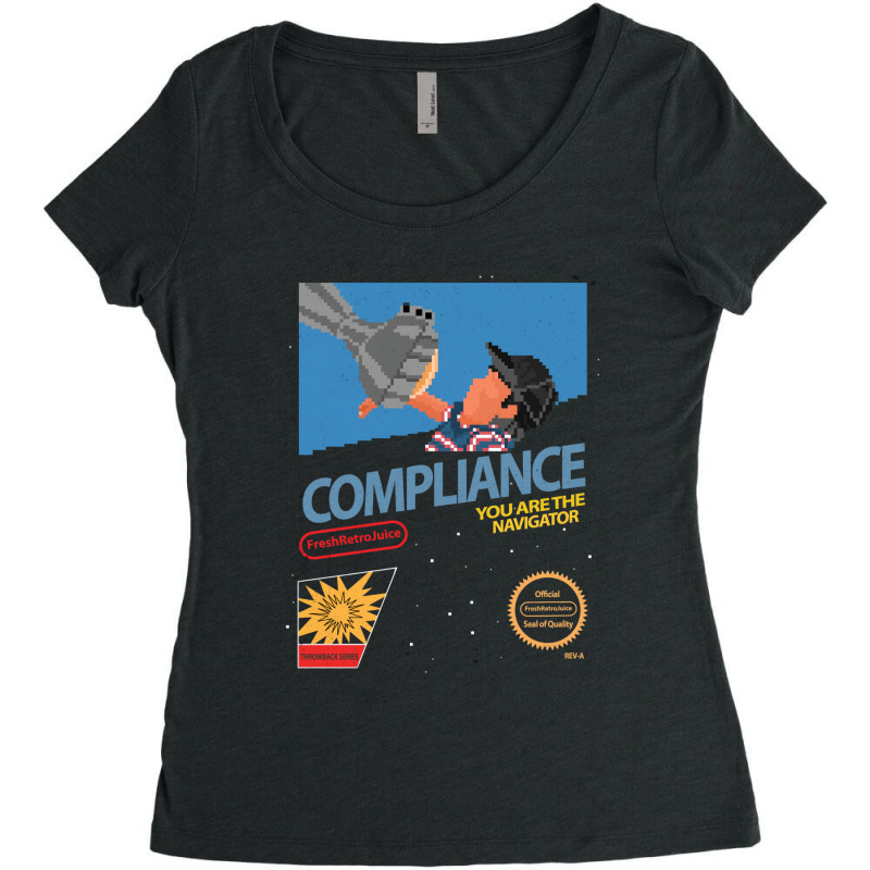 Compliance   Flight Of The Navigator Women's Triblend Scoop T-shirt by yaelimargidd | Artistshot