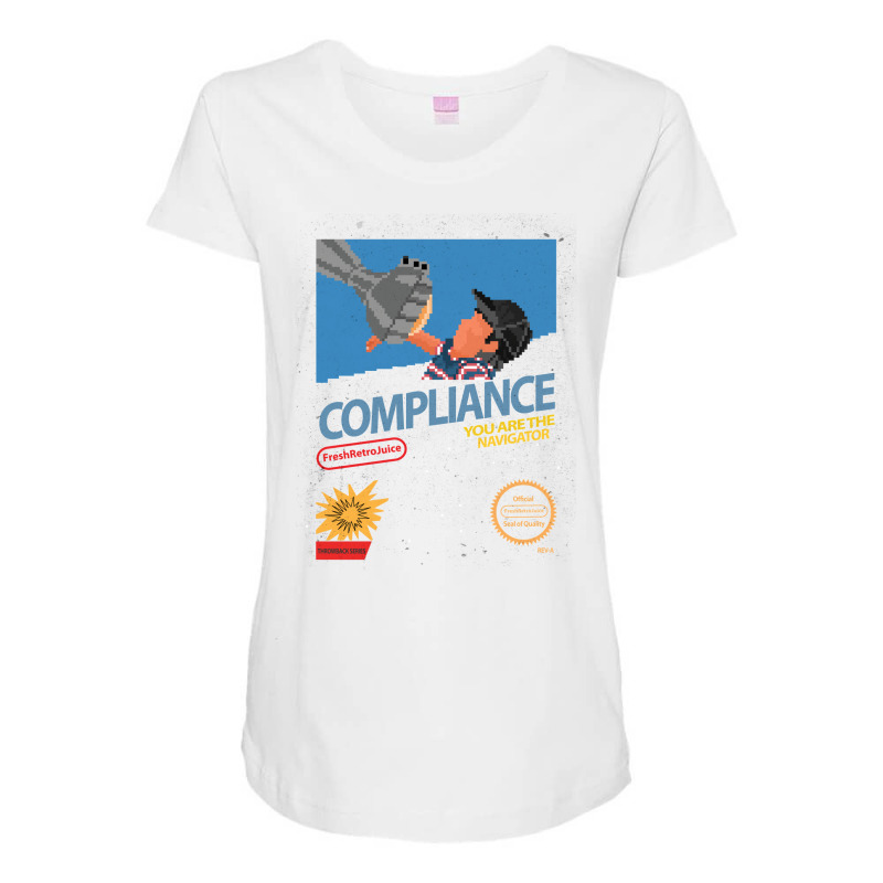 Compliance   Flight Of The Navigator Maternity Scoop Neck T-shirt by yaelimargidd | Artistshot