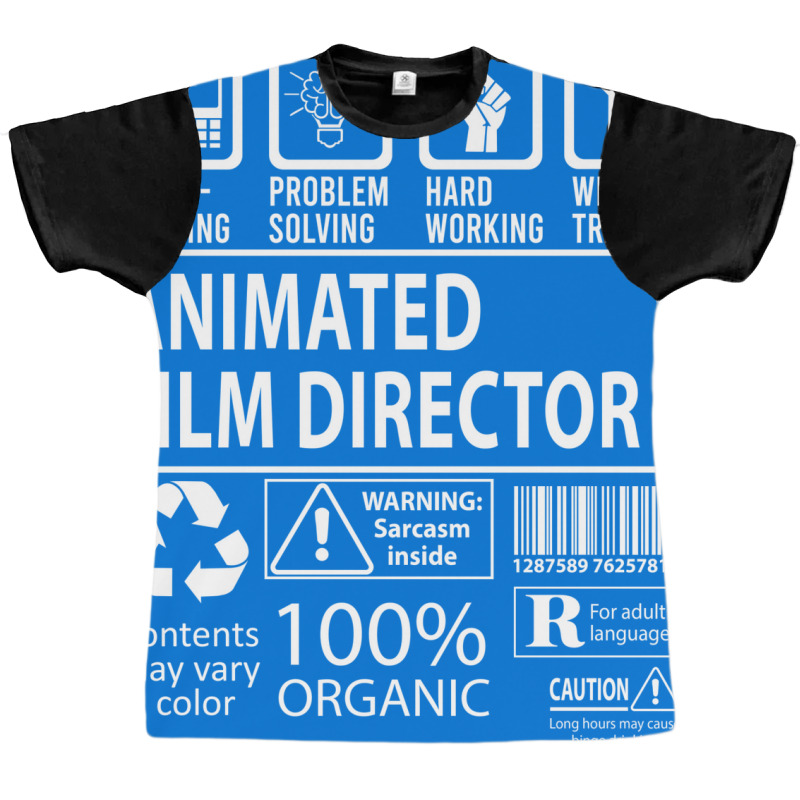 Animated Film Director T   Multitasking Certified Job Gift Item Tee  S Graphic T-shirt by jaylalsagwanp | Artistshot