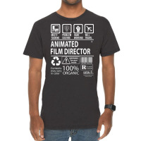 Animated Film Director T   Multitasking Certified Job Gift Item Tee  S Vintage T-shirt | Artistshot