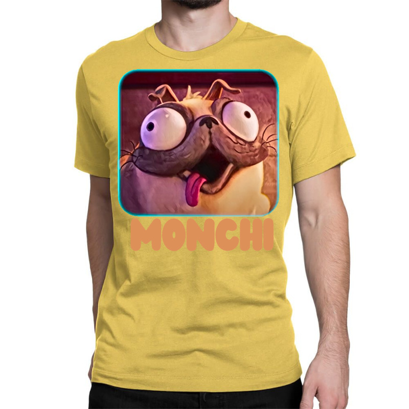 Monchi The Pug Painted Classic T-shirt by damblydutcan | Artistshot