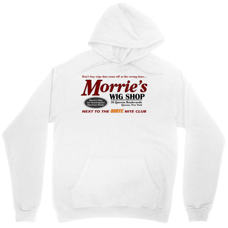 Morrie’s Wig Shop Unisex Hoodie by damblydutcan | Artistshot