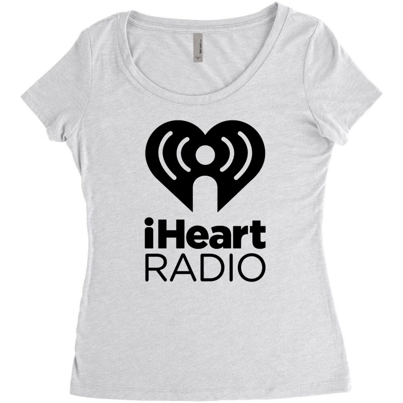 I Heart Radio Women's Triblend Scoop T-shirt by Chris E Dansby | Artistshot