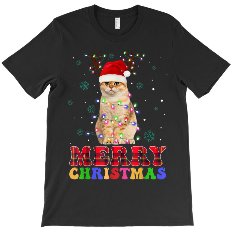 Merry Christmas Cat Gift Men Women Kids Funny Cat Christmas T-shirt | Artistshot