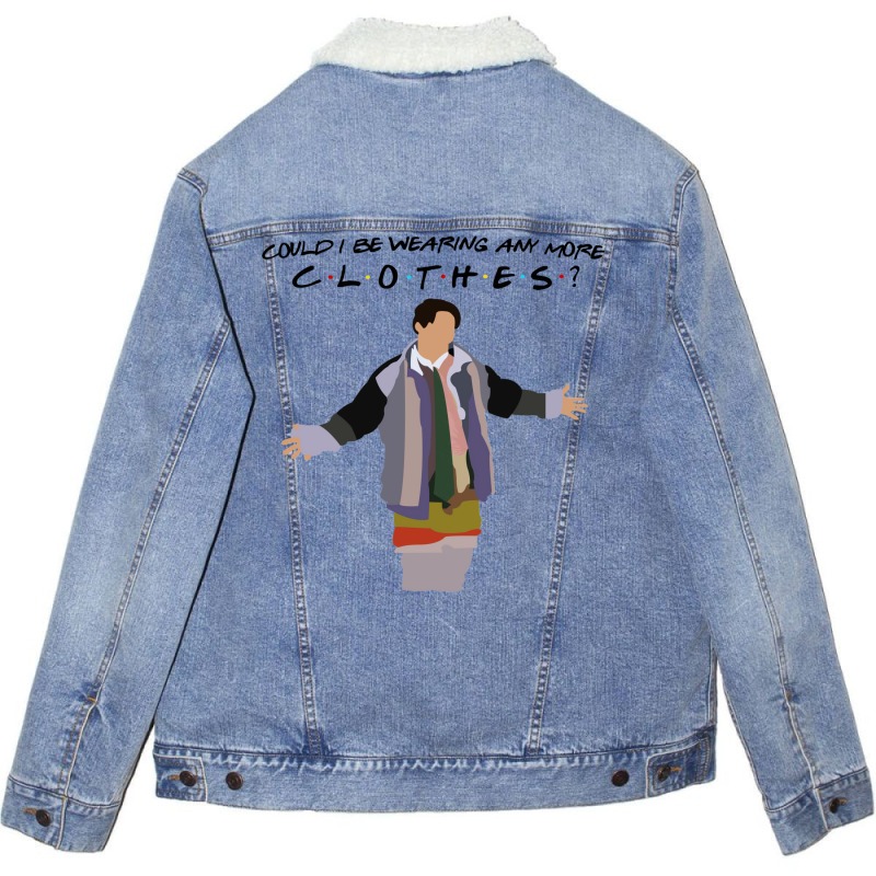 Could I Be Wearing Any More Clothes Unisex Sherpa-Lined Denim Jacket by yaelimargidd | Artistshot