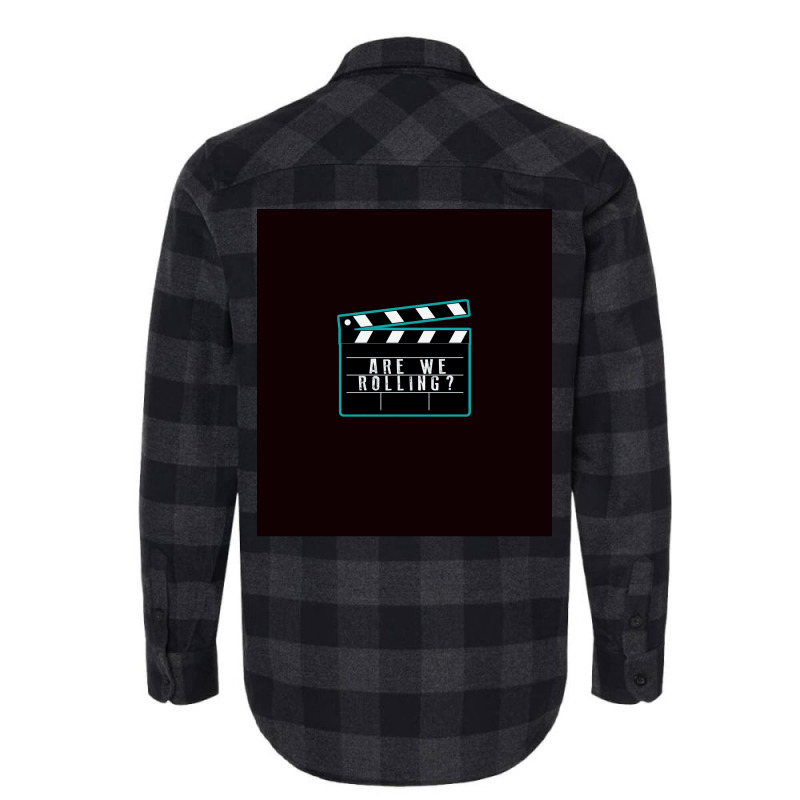 Movie Crew Funny Gift For Film Makers, Director, Producer, And Actors Flannel Shirt by oliviibasscz | Artistshot