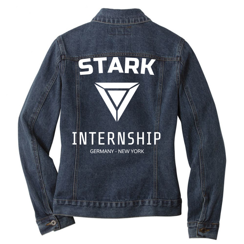 Stark Internship Ladies Denim Jacket by antreuginted | Artistshot