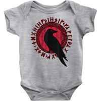 Odin Ravens Huginn & Muninn Vegvisir Tshirt Vikings Myth Tee Baby Bodysuit | Artistshot